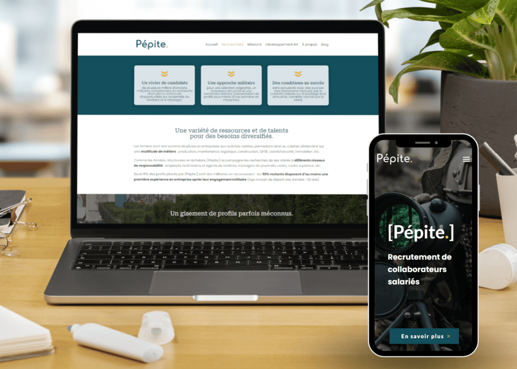 pépite site web